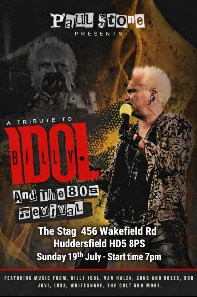 billy idol tribute live at The Stag